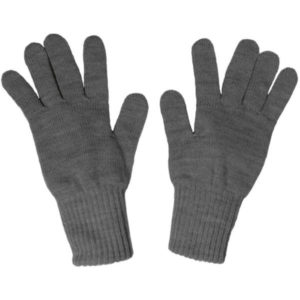 winter gloves gray