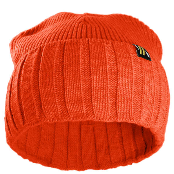 ski-hat-fluo-orange-front